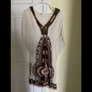 Gauze boho dress